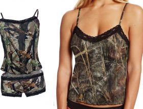 camo lingerie